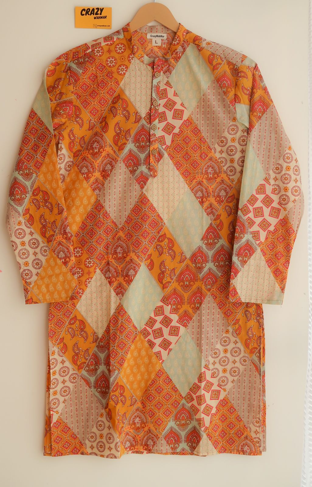 SALE: Ethnic Mandala Melange Men Long Kurta