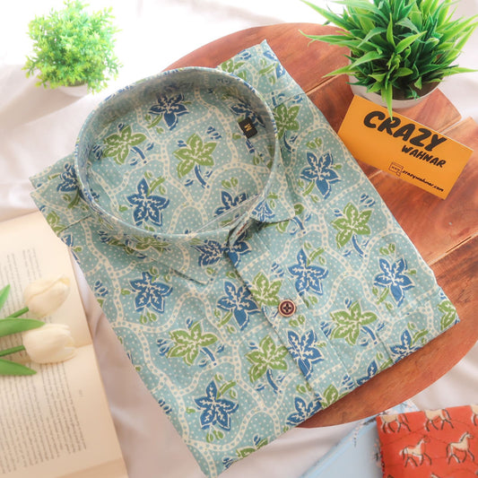 Breezy Blossoms Short Sleeve Shirt