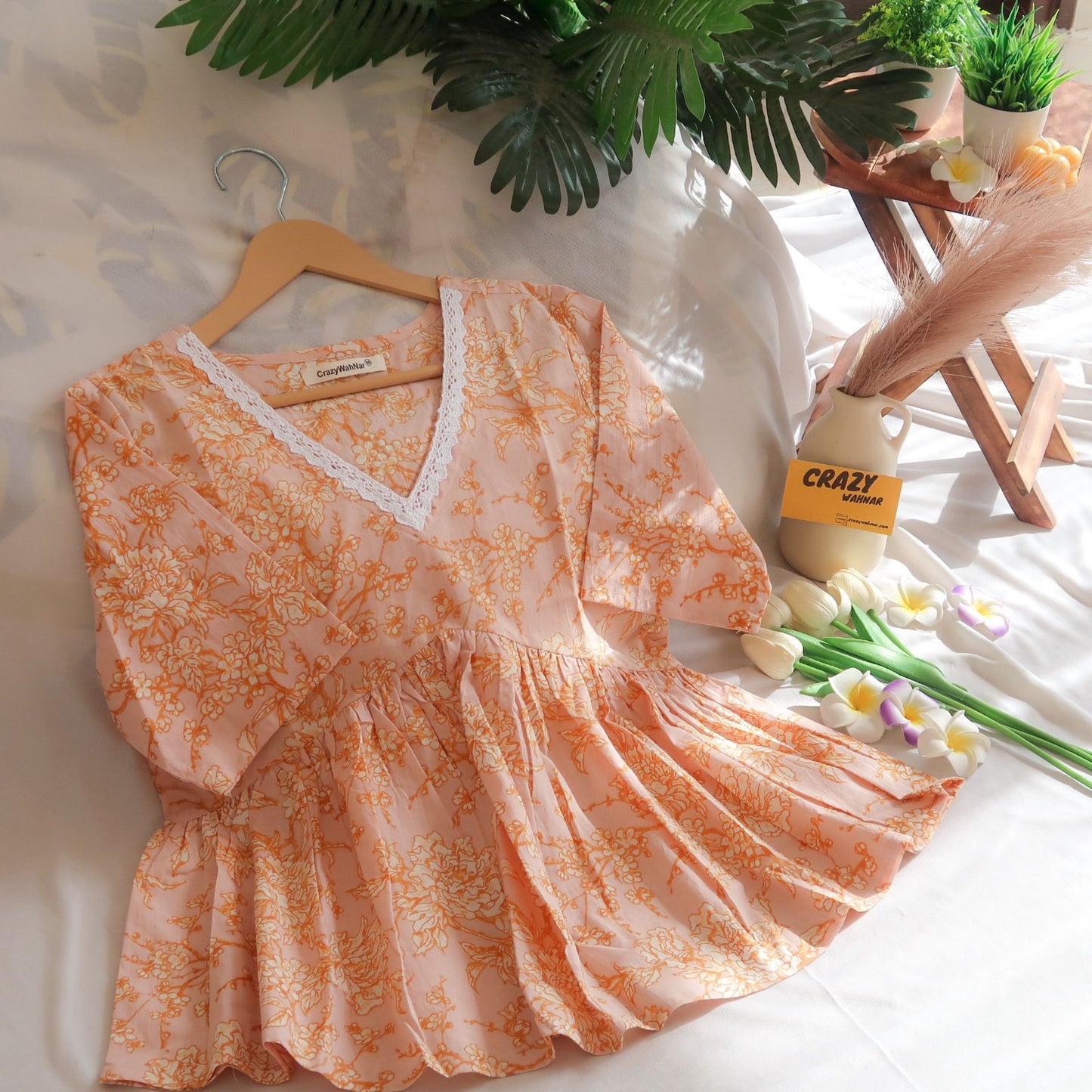 Rose Kulfi Summer Girlie Short Kurti