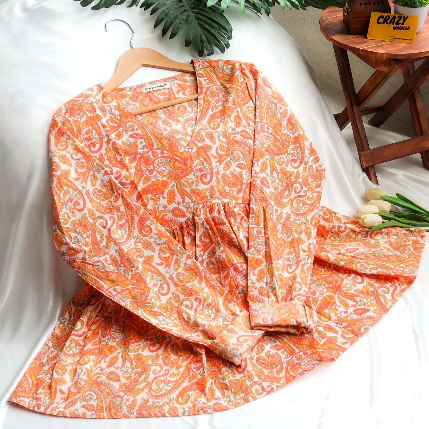 Citrus Kerry Churidar Short Kurti