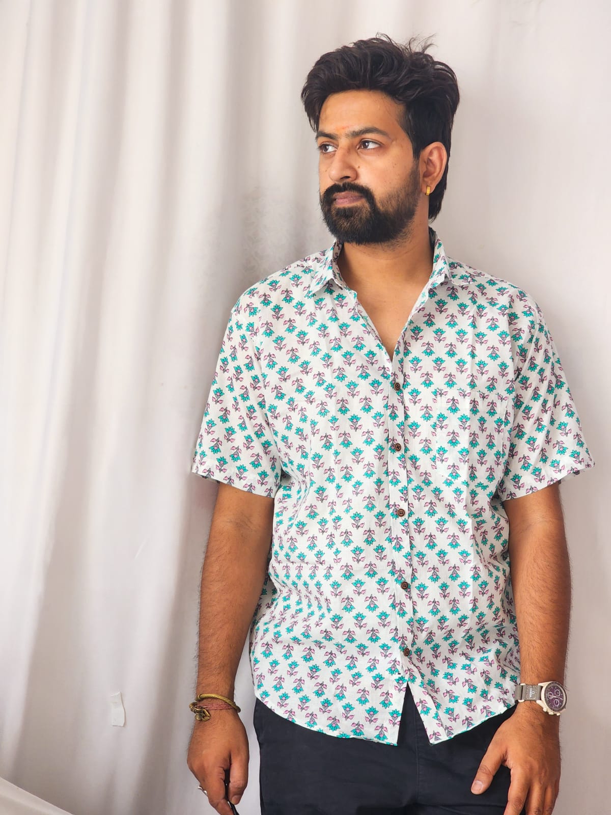 Motifs Short Sleeve Shirt