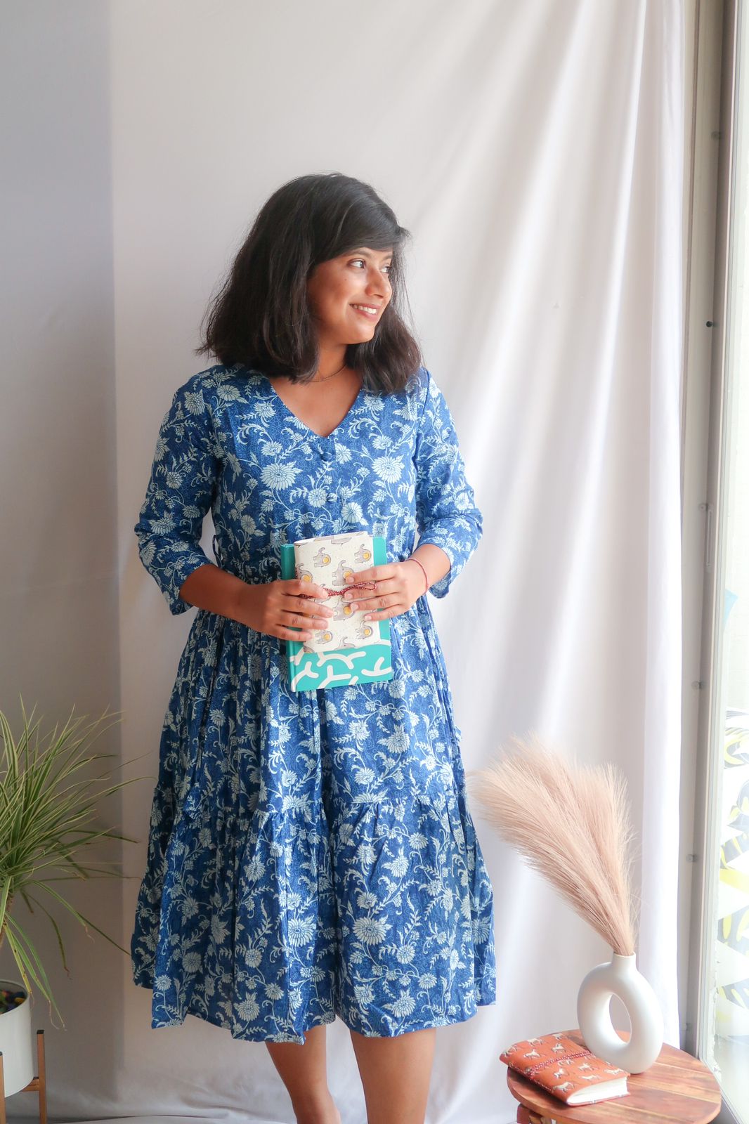 Bluebell Serenade Cotton Dress