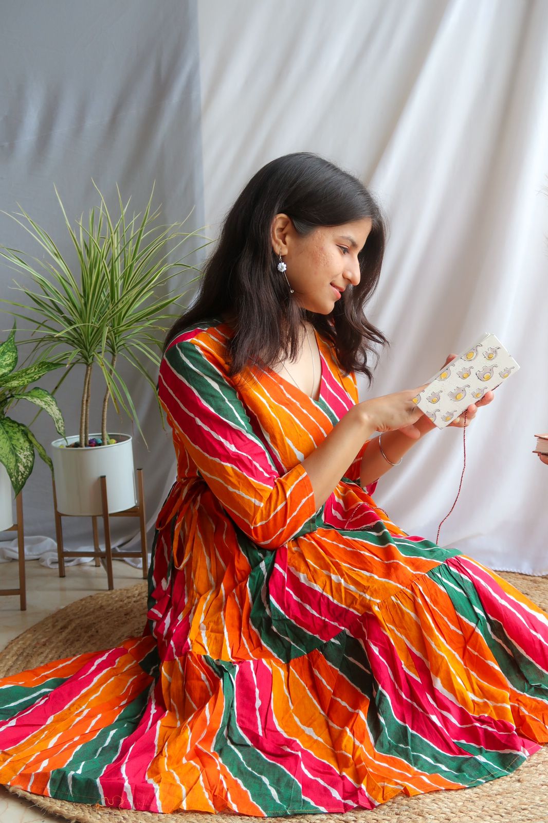 Leheriya Whimsy Cotton Dress
