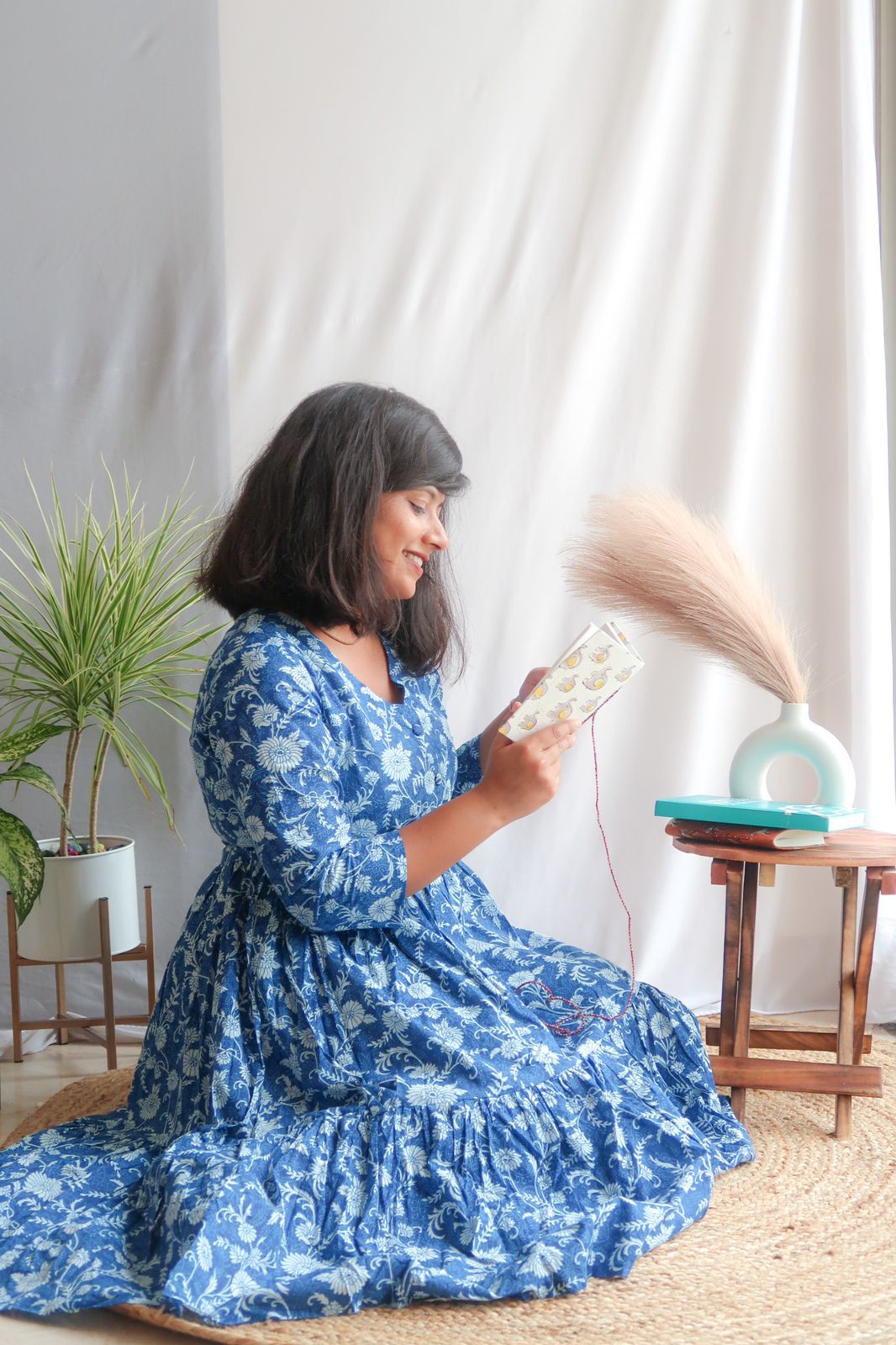 Bluebell Serenade Cotton Dress