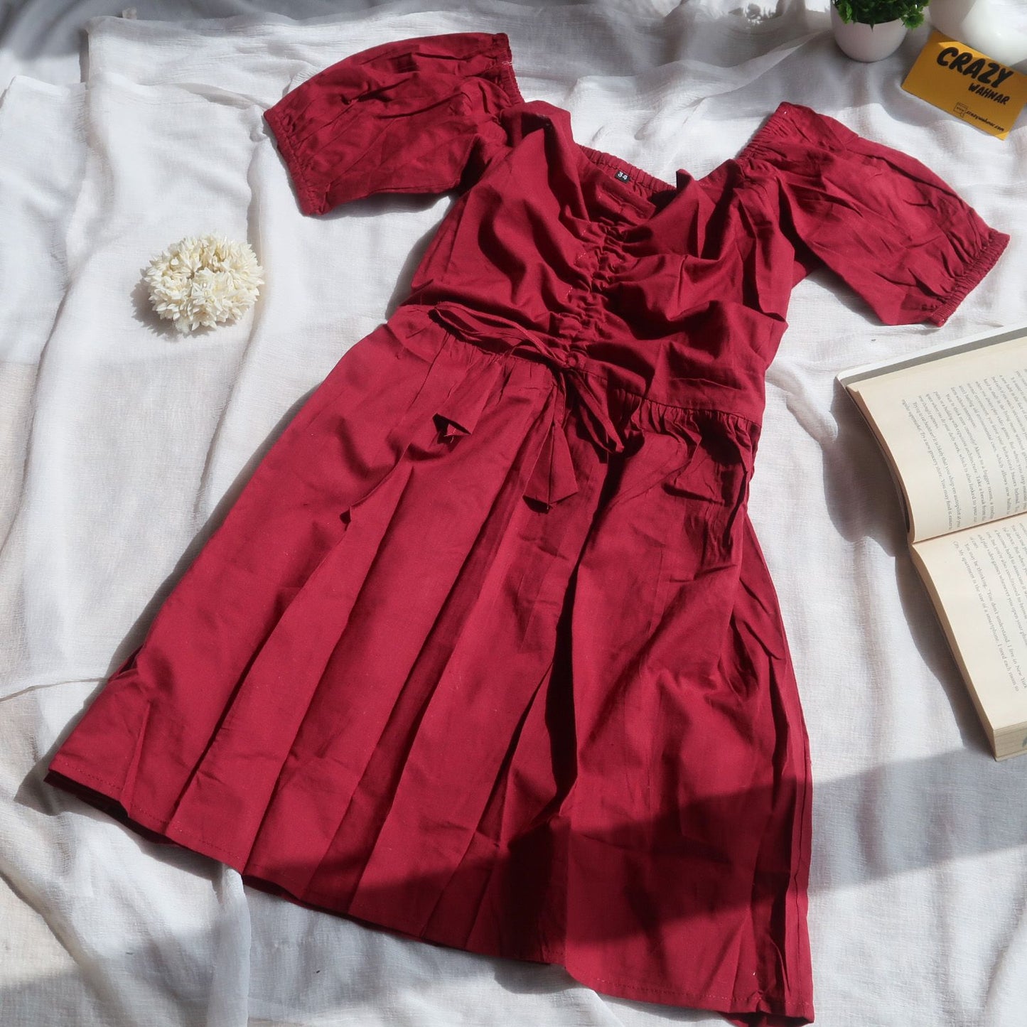 Rosewood Drift Tunic Cum Kurti Top