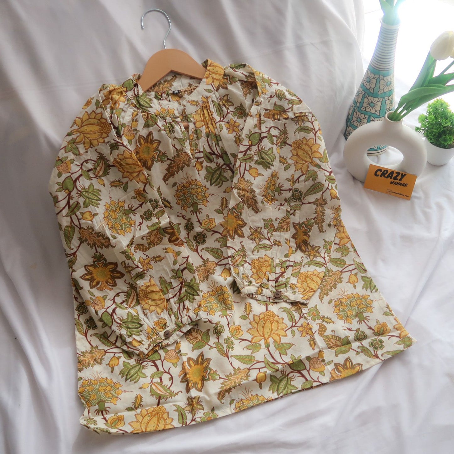 Off-White Serenity Top-Kurti