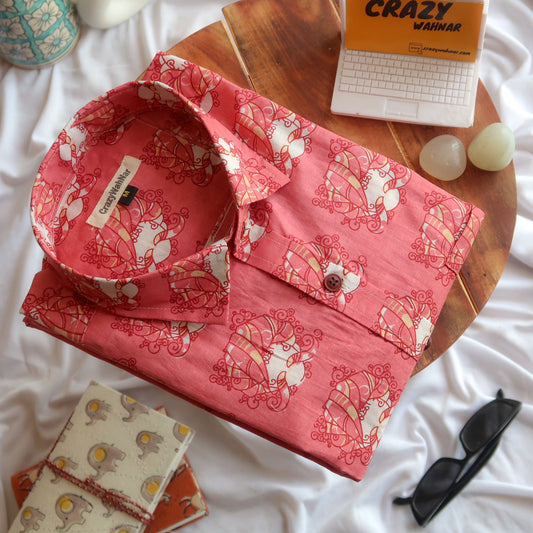 Flamingo Turban Mooch Full Sleeve Shirt
