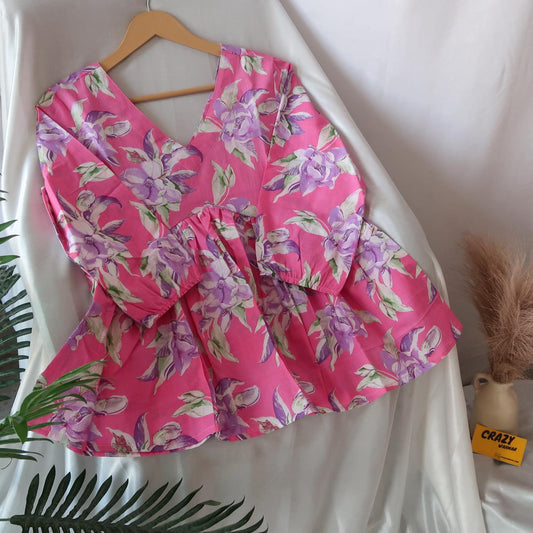 Lavender Lilly Barbie Short Kurti