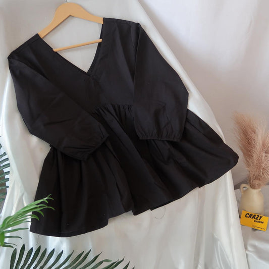 Classic Black Barbie Short Kurti