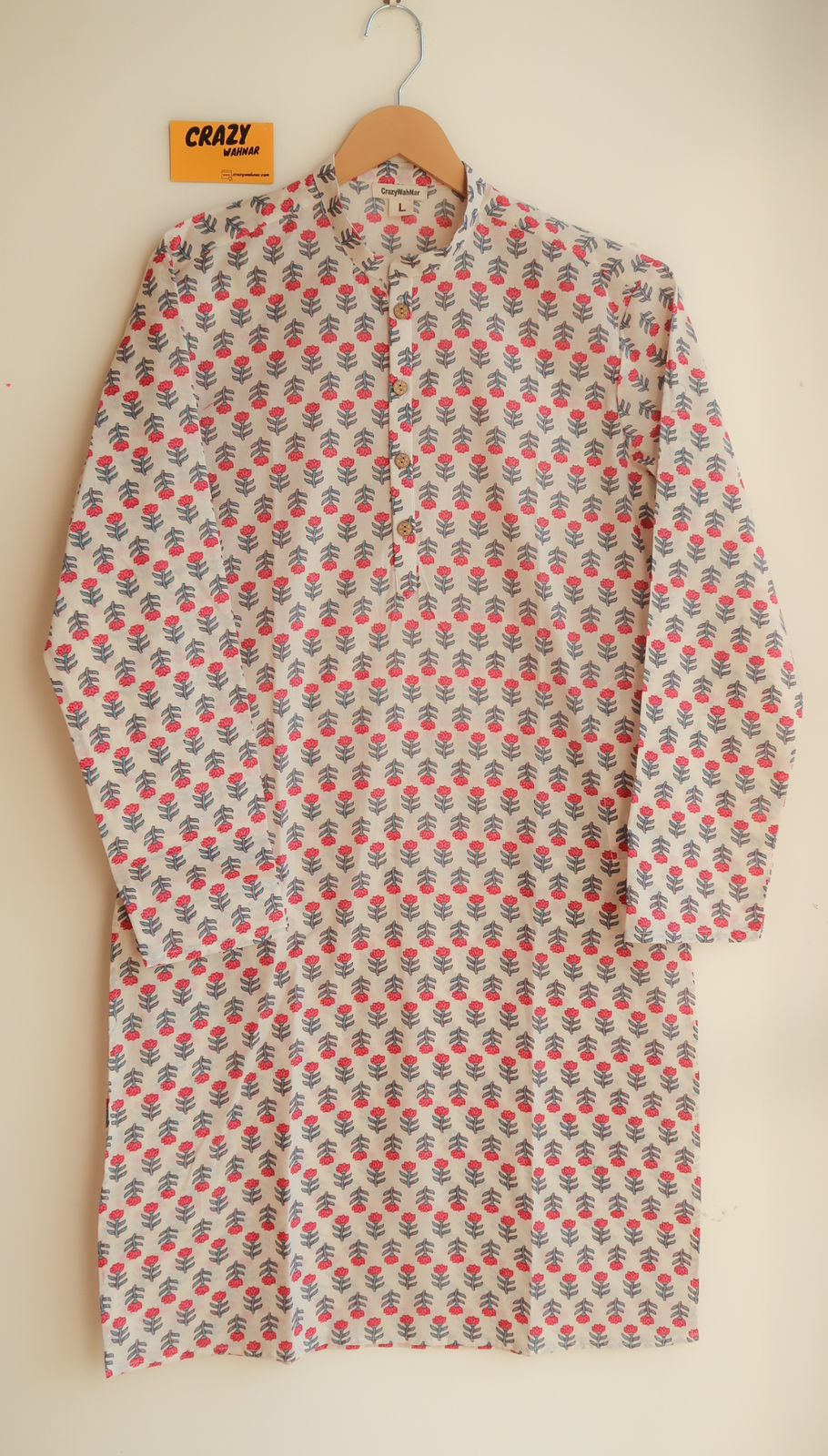 SALE: Blooms in Ivory Harmony Men Long Kurta