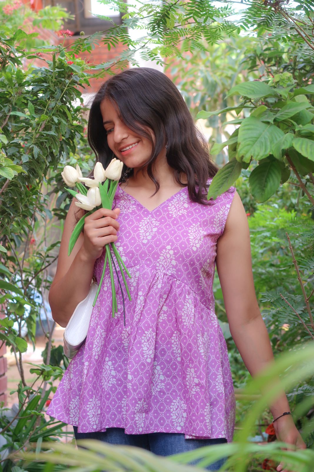 Free living Kaira Sleeveless Top Short Kurti