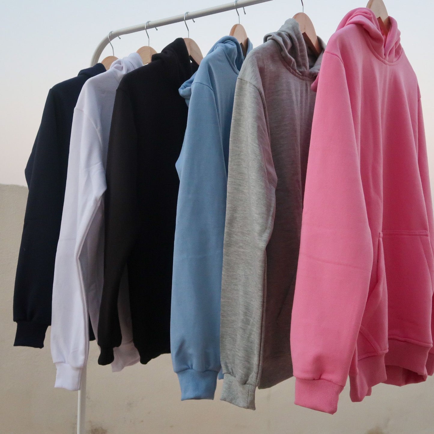 CrazyWahNar Unisex-Adult Plain Hoodie SweatShirt