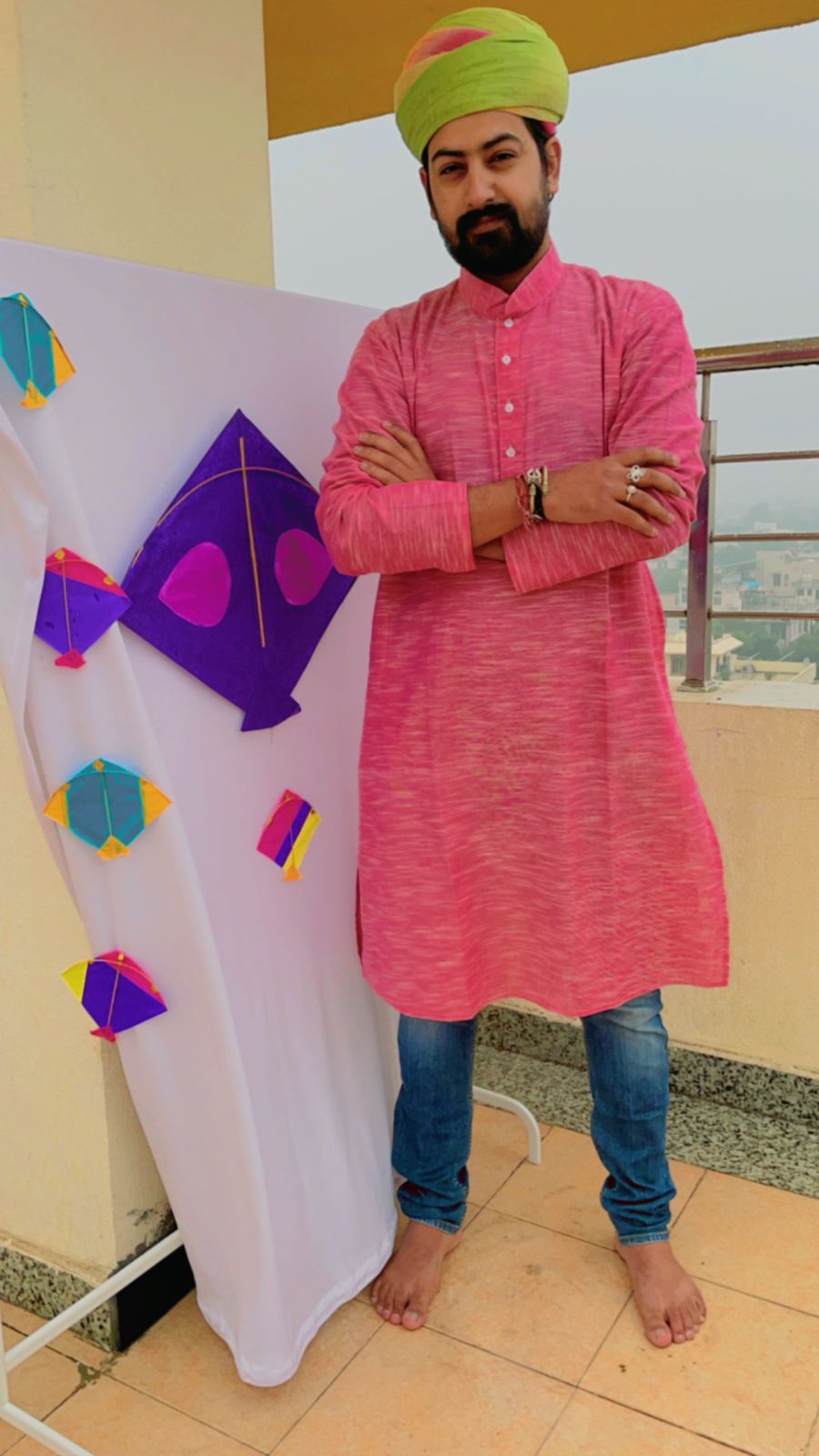 South Cotton Men Long Kurta