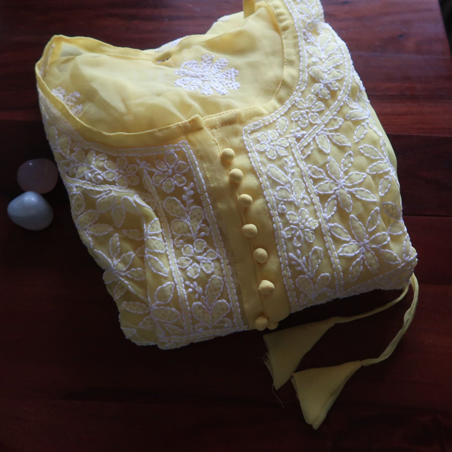 Brunch Ready Chikankari Short Top