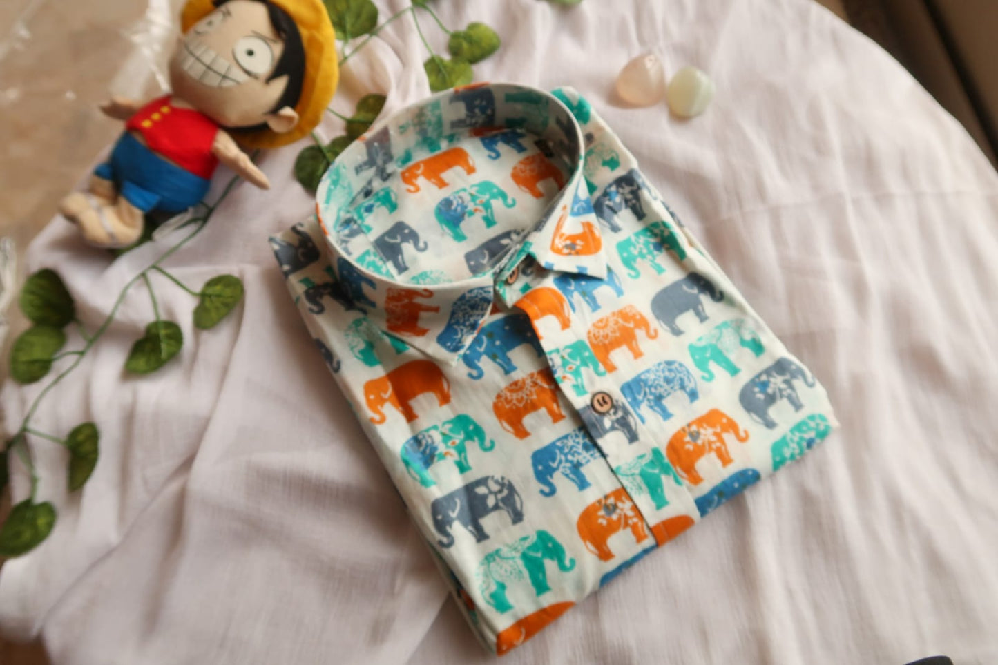 Rainbow Elephant Full Sleeve Shirt