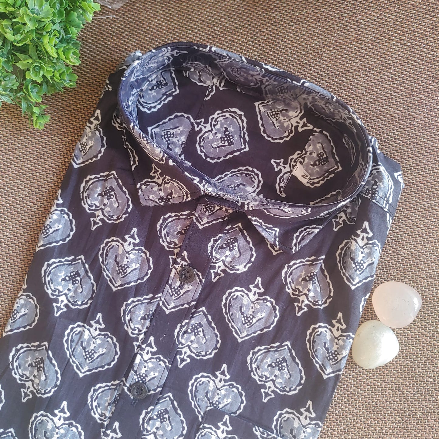 Black Paan Full Sleeves Shirt