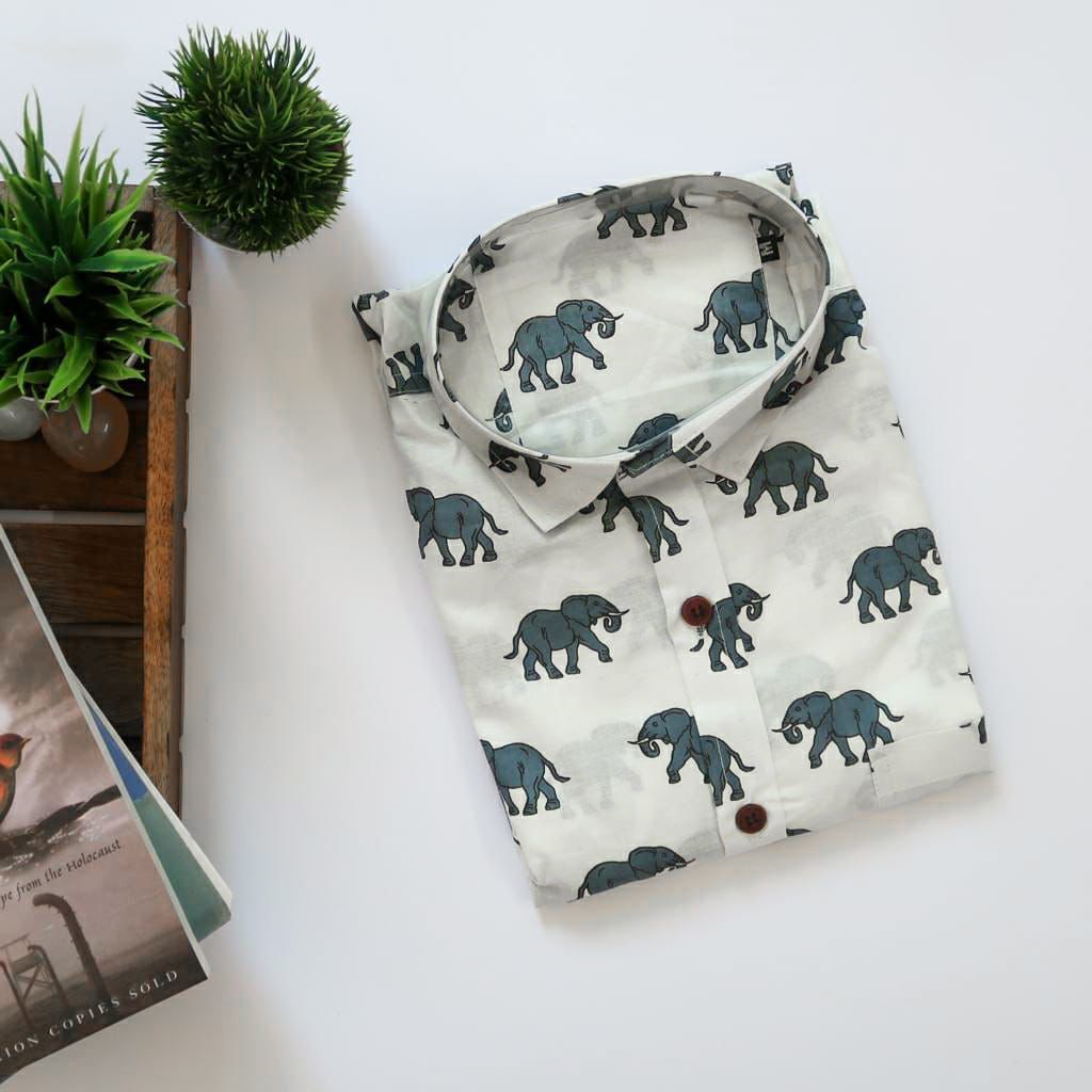 Joyful Hathi Full Sleeves Shirt