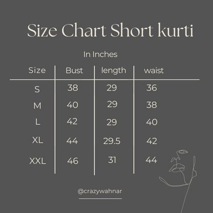 Not so Grey Short Kurti (Slim Fit)