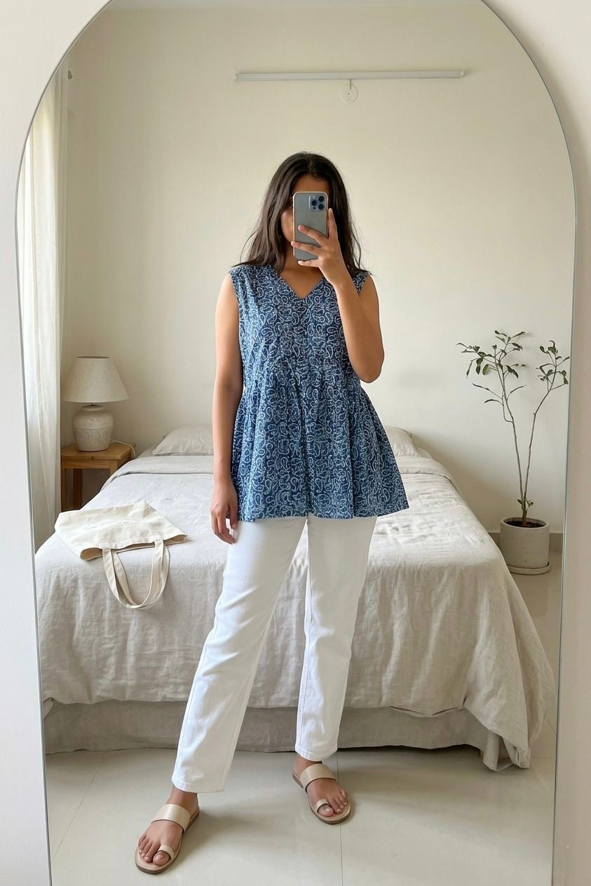 Indigo Short Kurti