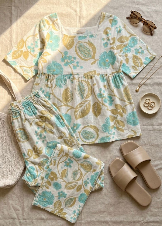 Turquoise Harmony Co-ord Set : SALE