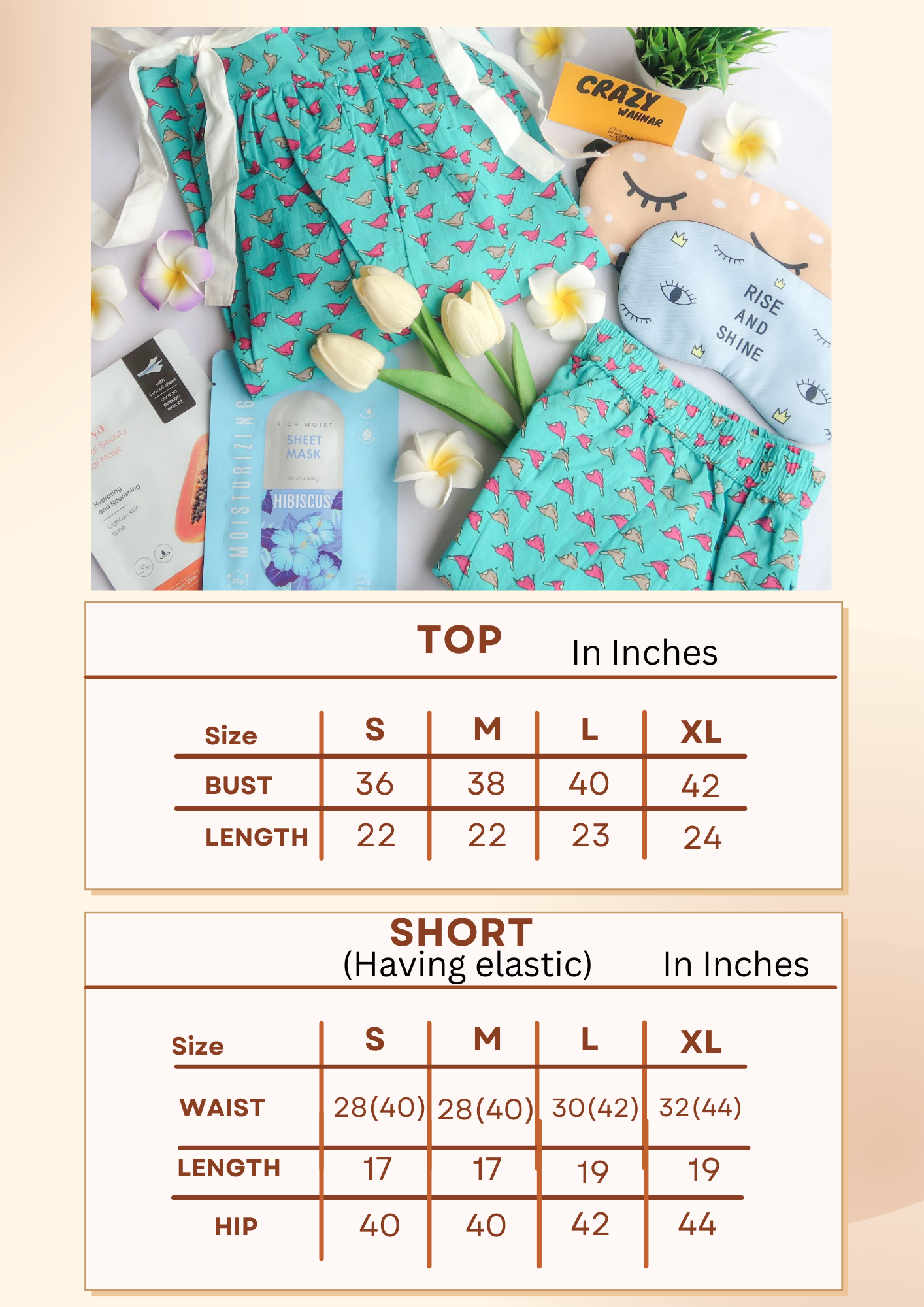 Peaceful Girlie Bow Co-ord Set