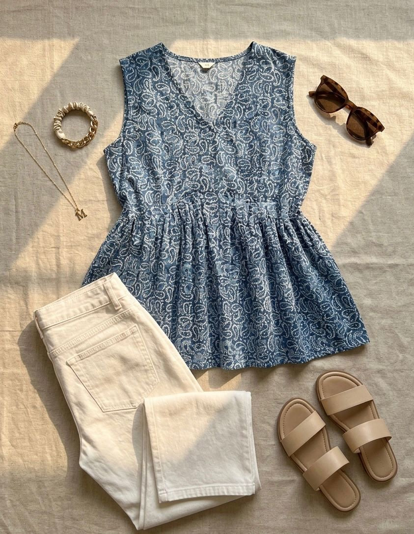 Indigo Short Kurti