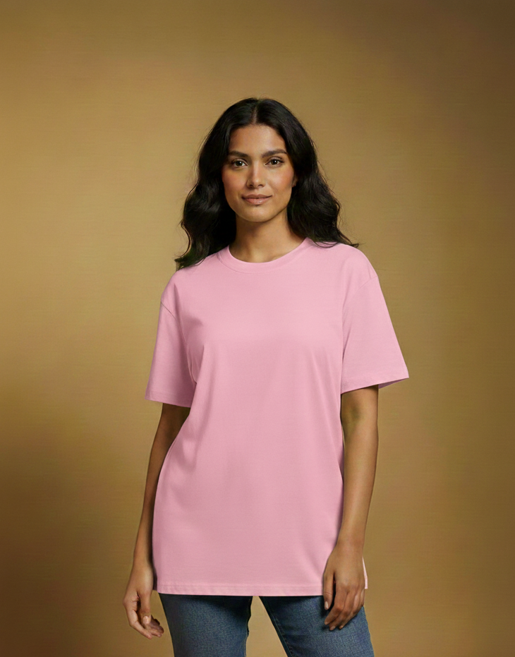 Soft Pink Oversize Unisex Tshirt