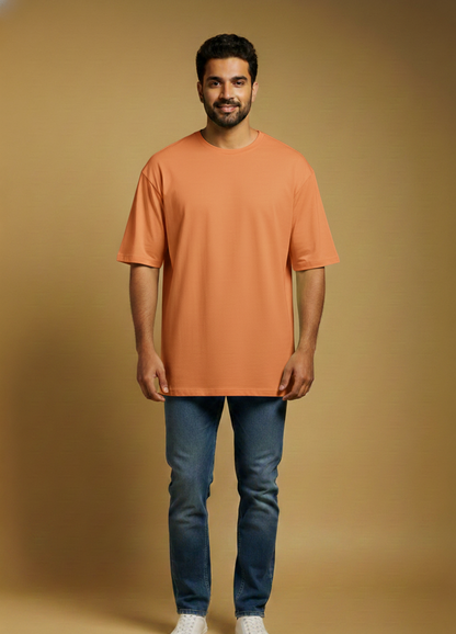 Soft Orange Oversize Unisex Tshirt