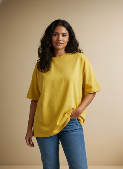 Yellow Oversize Unisex Tshirt