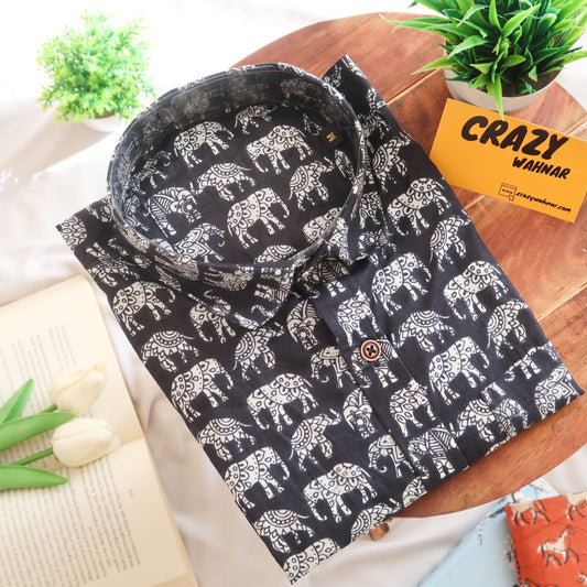 Elephant Vibes Short Sleeve Shirt