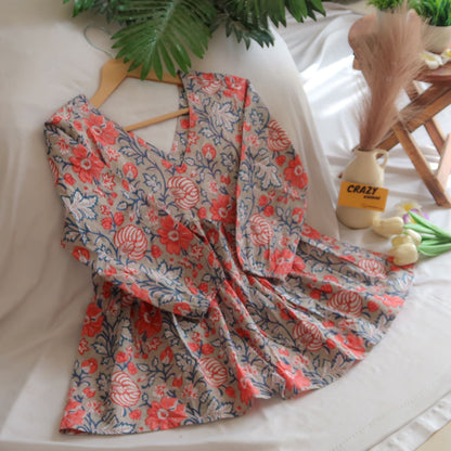 Limca Summer Barbie Peplum Top Short Kurti