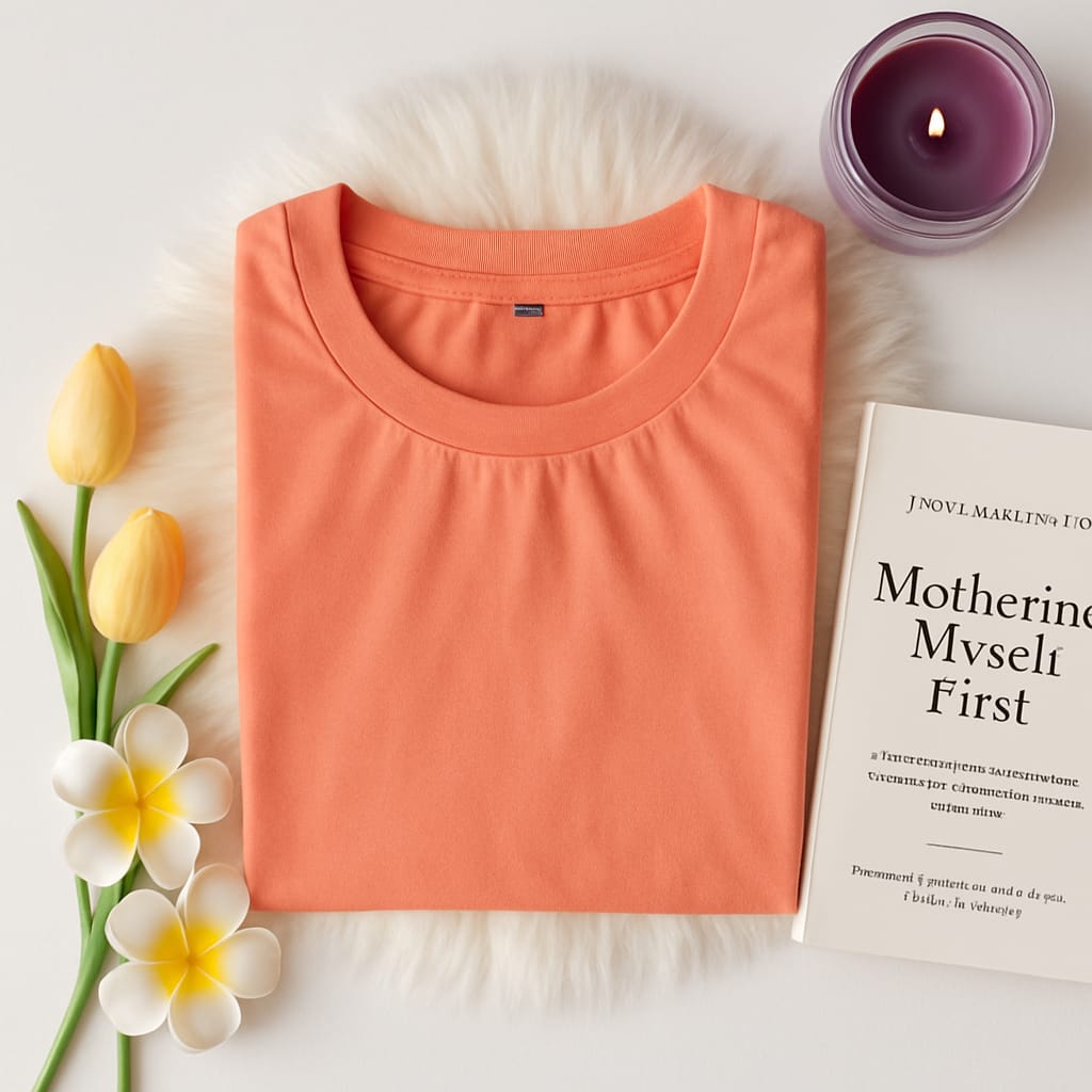 Soft Orange Oversize Unisex Tshirt