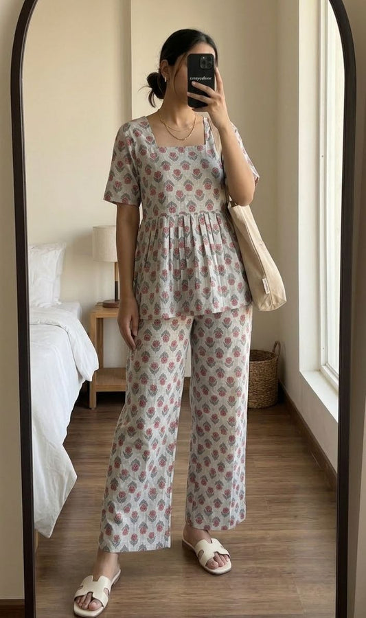 Pastel Petals Co-ord Set