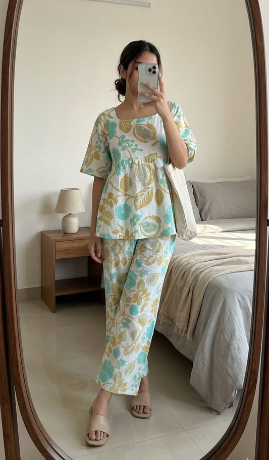 Turquoise Harmony Co-ord Set : SALE