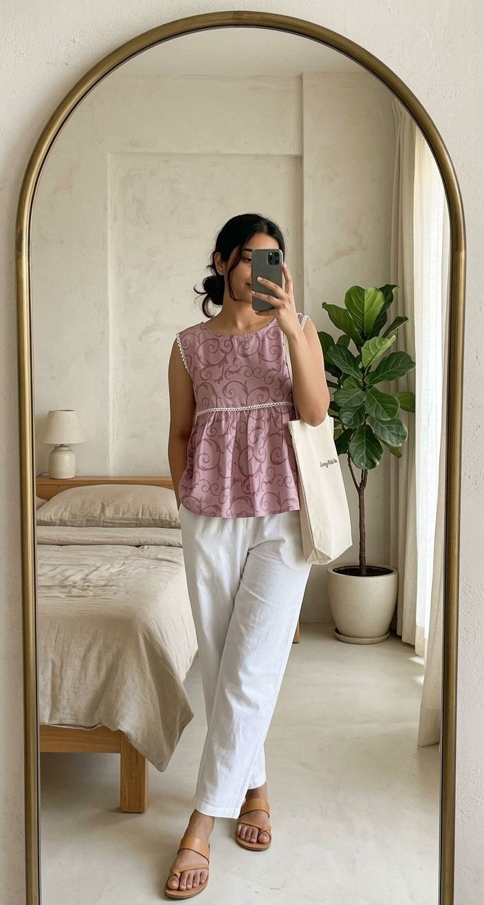 Vintage Swirl POP Kurti