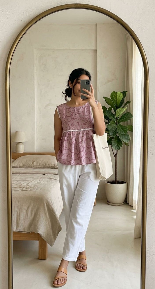 Vintage Swirl POP Kurti