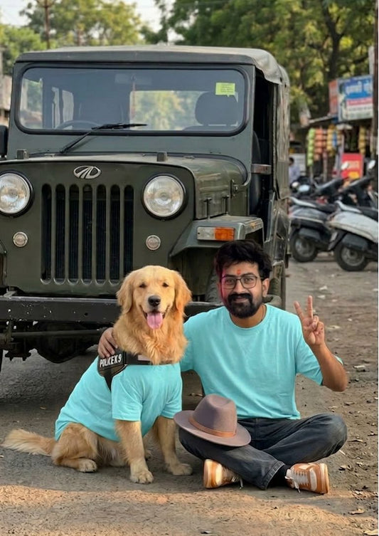 Soft Blue Oversize Unisex Tshirt