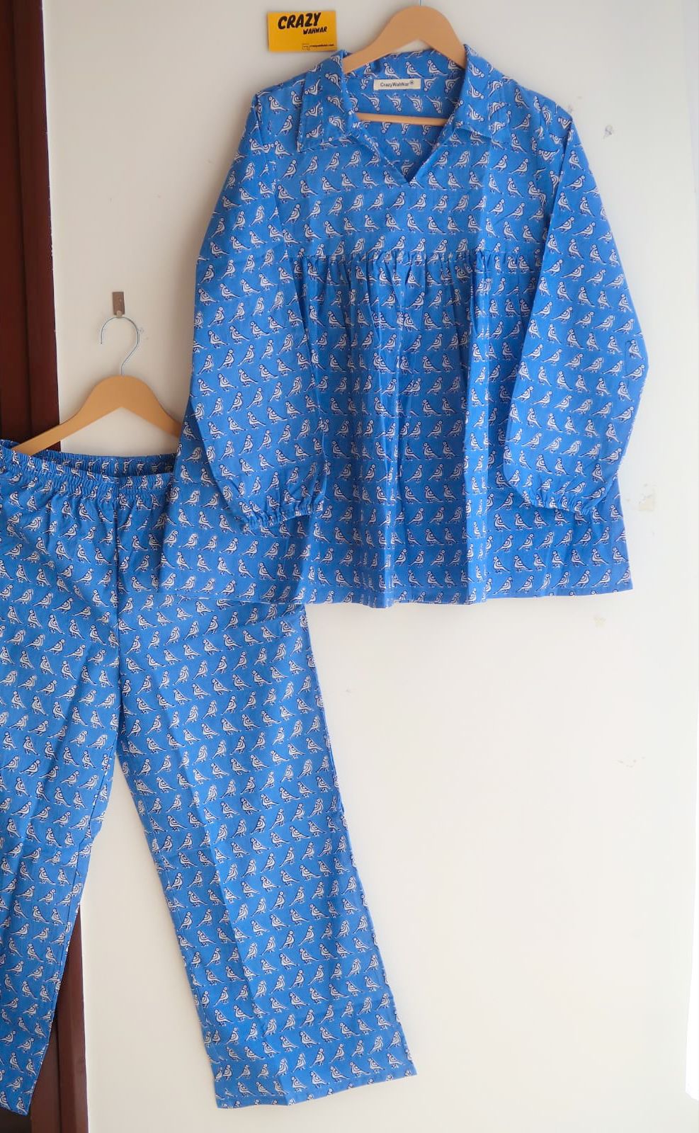 Blue Birdie Co-ord Set