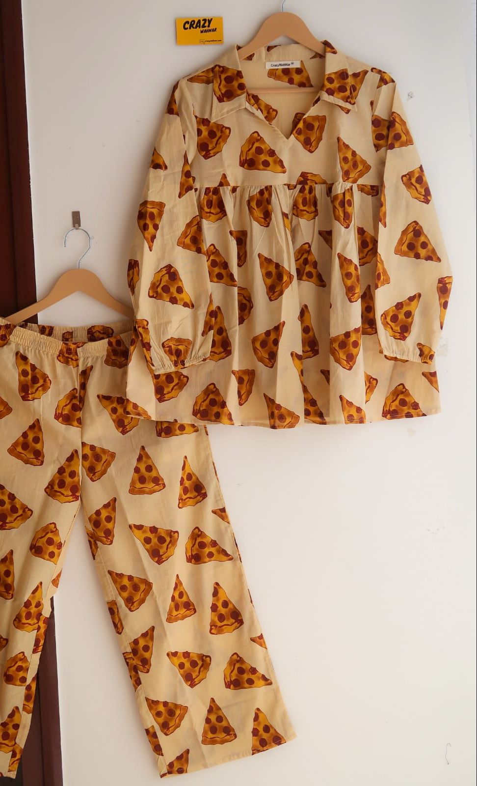 Cheese Burst Pizza Passion Co-ord Set