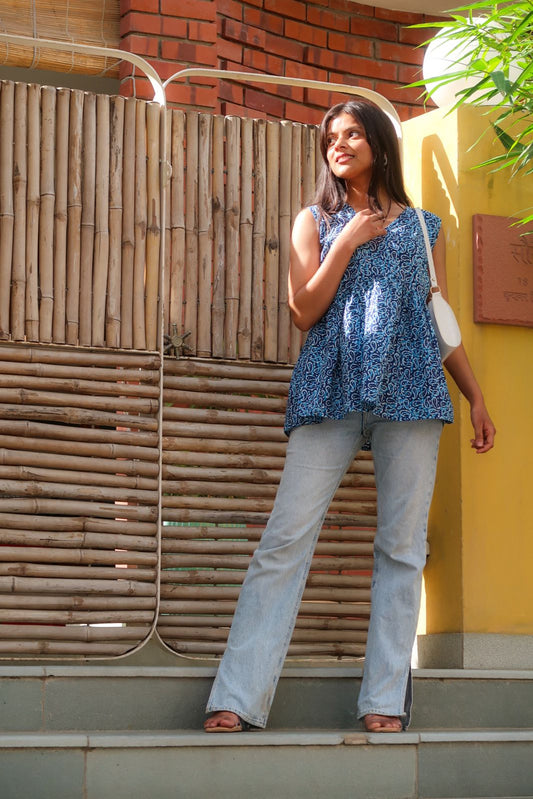 Shanaya The Dreamer Sleeveless Top Short Kurti