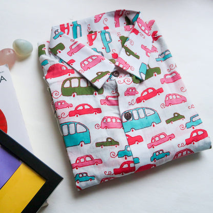 Cars Pattern 1 Full Sleeve Shirt