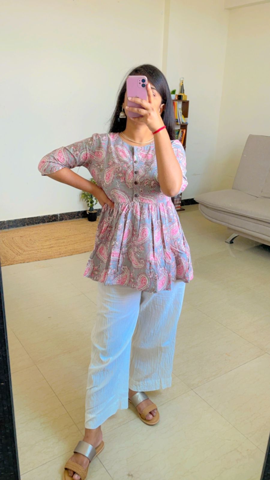 peplum kurti top