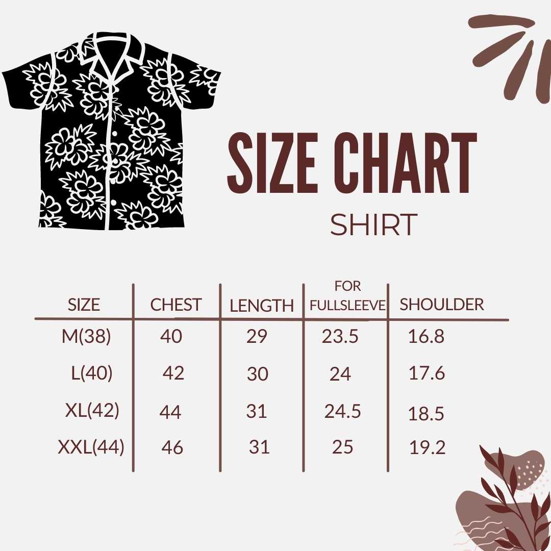 Graphite with Flowers Short Sleeve Shirt